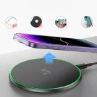 Wozinsky 15W Qi Induktív Töltő - Fekete