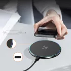 Wozinsky 15W Qi Induktív Töltő - Fekete