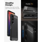 Sony Xperia 1 VII Tok - Spigen Rugged Armor - Fekete
