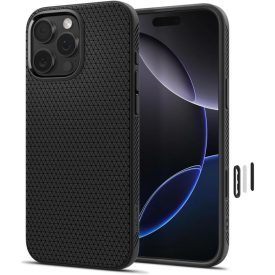   iPhone 16 Pro Max Tok - Spigen Liquid Air T MagFit - Matt Fekete