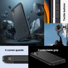 Samsung Galaxy Xcover 7 Pro Tok - Spigen Tough Armor - Fekete