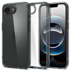iPhone 16e Tok - Spigen Ultra Hybrid - Szürke iPhone 16e Tok - Spigen Ultra Hybrid - Szürke