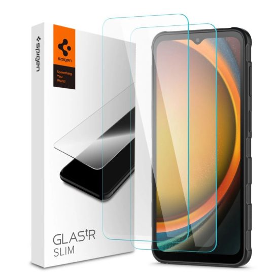 Samsung Galaxy Xcover 7 / 7 Pro Kijelzővédő Üvegfólia - Spigen Glas.tR Slim x 2 db