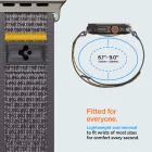 Apple Watch 44 / 45 / 46 / 49 mm Szíj - Spigen Athlex Air - Szürke