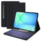 Samsung Galaxy Tab S10 FE+ 13.1" X620 / X626B Tok - Tech-Protect SC Ceruzatartóval és Angol Billentyűzettel - Fekete