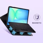 Samsung Galaxy Tab S10 FE+ 13.1" X620 / X626B Tok - Tech-Protect SC Ceruzatartóval és Angol Billentyűzettel - Fekete