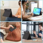 Samsung Galaxy Tab S10 FE+ 13.1" X620 / X626B Tok - Tech-Protect SC Ceruzatartóval és Angol Billentyűzettel - Fekete