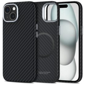 iPhone 15 Tok - Tech-Protect Ion Carbon MagSafe iPhone 15 Tok - Tech-Protect Ion Carbon MagSafe