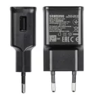Samsung Hálózati Töltő 15W - USB-A + A--C Kábel - Fóliatasakban - Fekete