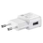 Samsung Hálózati Töltő 15W - USB-A + A--C Kábel - Fóliatasakban - Fehér
