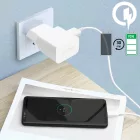 Samsung Hálózati Töltő 15W - USB-A + A--C Kábel - Fóliatasakban - Fehér