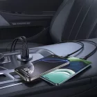 Baseus GoTrip Autós Töltő 30W - USB-C + USB-A - Fekete