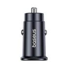 Baseus GoTrip Autós Töltő 30W - 2x USB-C - Fekete