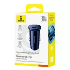 Baseus GoTrip Autós Töltő 30W - 2x USB-C - Fekete