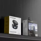 Wozinsky WUSQ-01 Mágneses MagSafe Kompatibilis Autós Tartó Qi Töltővel - Fekete
