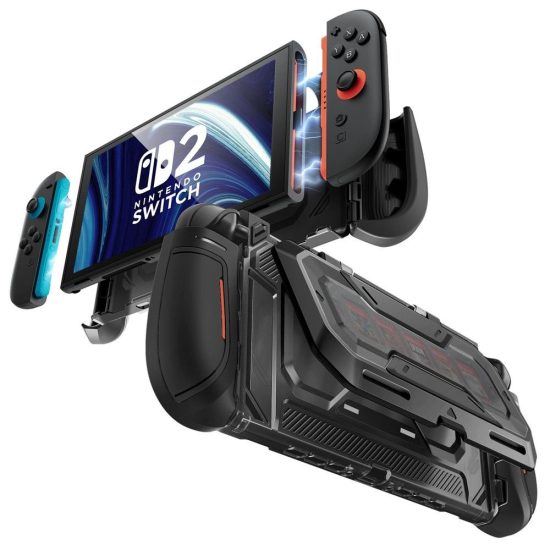 Nintendo Switch 2 Tok - Supcase Titan Case - Fekete