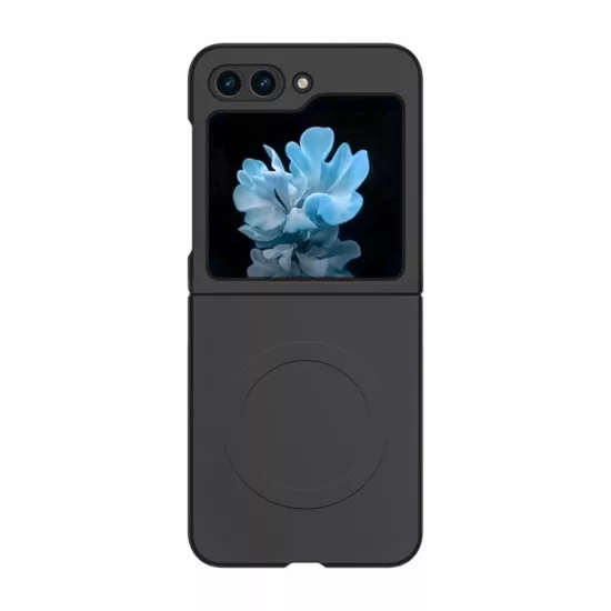 Samsung Galaxy Z Flip 7 Tok - Silicone Case MagSafe - Fekete