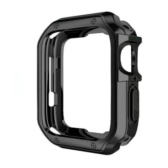 Apple Watch 1 / 2 / 3 (42mm) - Soft Strong Watch Case - Fekete