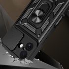 iPhone 17 Tok - Hybrid Armor Camshield - Fekete