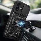 iPhone 17 Tok - Hybrid Armor Camshield - Fekete