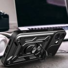 iPhone 17 Tok - Hybrid Armor Camshield - Fekete