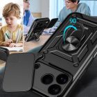 iPhone 17 Pro Tok - Hybrid Armor Camshield - Fekete