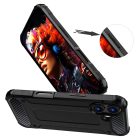 iPhone 17 Tok - Hybrid Armor - Fekete