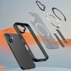 iPhone 17 Tok - Hybrid Armor X MagSafe - Fekete