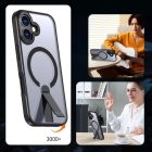 iPhone 17 Tok - Hybrid Armor X MagSafe - Fekete