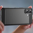 iPhone 17 Tok - Carbon Case - Fekete