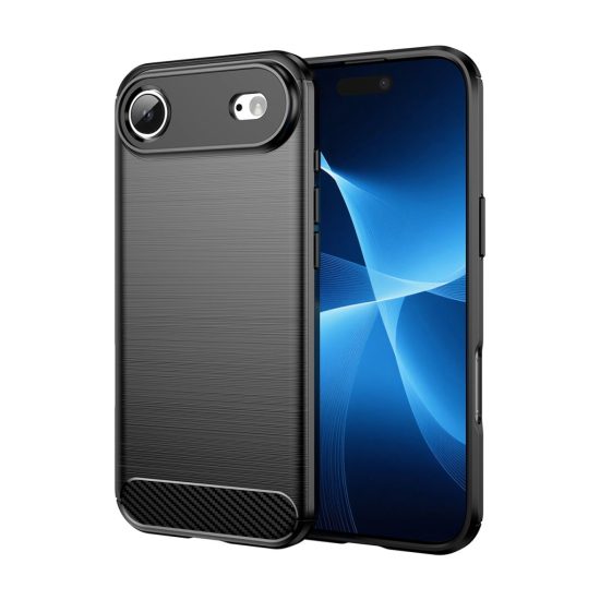 iPhone 17 Air Tok - Carbon Case - Fekete