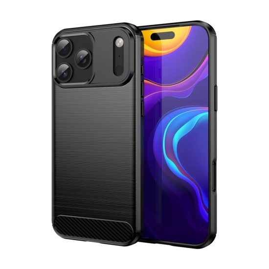 iPhone 17 Pro Tok - Carbon Case - Fekete