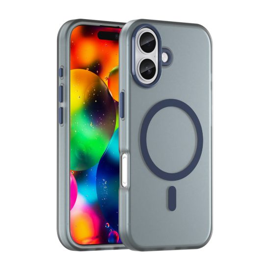 iPhone 17 Tok - Magnetic Abrasive MagSafe - Matt Kék