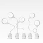 Wozinsky Mini LED Újratölthető Olvasólámpa + USB-C Kábel - Fehér