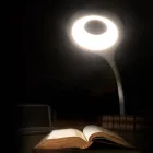 Wozinsky Mini LED Újratölthető Olvasólámpa + USB-C Kábel - Fehér
