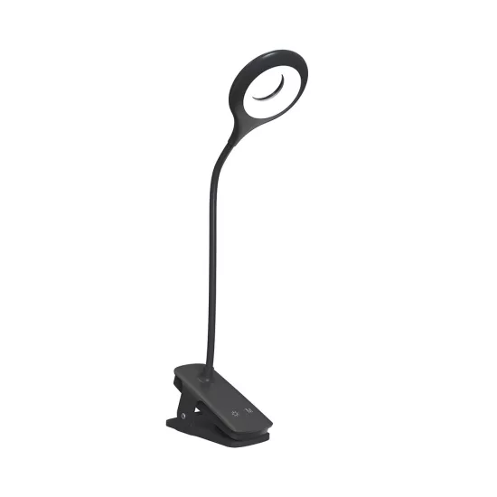 Wozinsky Mini LED Újratölthető Olvasólámpa + USB-C Kábel - Fekete