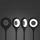 Wozinsky Mini LED Újratölthető Olvasólámpa + USB-C Kábel - Fekete