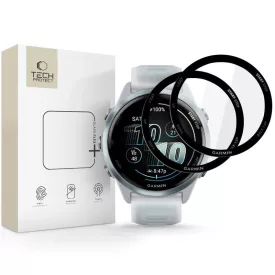   Garmin Forerunner 570 (42mm) Kijelzővédő Fólia - Tech-Protect Glass Flex+ Hybrid Glass x 2 db