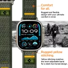Apple Watch 44 / 45 / 46 / 49 mm Szíj - Spigen Athlex Air - Zöld