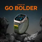 Apple Watch 44 / 45 / 46 / 49 mm Szíj - Spigen Athlex Air - Zöld
