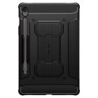 Samsung Galaxy Tab S10 FE+ Plus (X620 / X626B) Tok - Spigen Rugged Armor Pro - Fekete