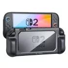 Nintendo Switch 2 Tok - Tech-Protect MagMat - Fekete-Átlátszó