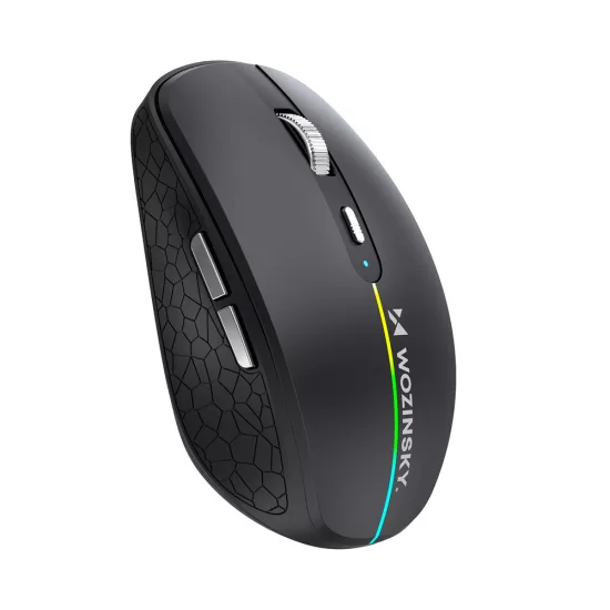 Wozinsky WMGK-1132 Vezeték Nélküli Egér + RGB - Fekete