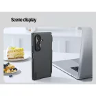 Samsung Galaxy Z Fold 7 Tok - Nillkin Super Frosted Shield Fold Magnetic + S Pen Tároló - Fekete