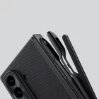 Samsung Galaxy Z Fold 7 Tok - Nillkin Super Frosted Shield Fold Magnetic - Fekete