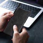 Samsung Galaxy Z Fold 7 Tok - Nillkin Qin Pro Leather - Fekete