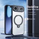 iPhone 17 Air Tok - Dux Ducis Aimo Mag Támasztékkal - Fekete