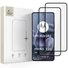Motorola Moto G86 5G / G86 5G Power Kijelzővédő Üvegfólia - Tech-Protect Glass Fit+ - Fekete x 2 db