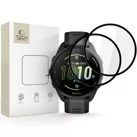   Garmin Forerunner 165 Kijelzővédő Fólia - Tech-Protect Glass Flex+ Hybrid Glass x 2 db