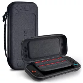 Nintendo Switch 2 Hordtok - Tech-Protect Hardpouch - Szürke